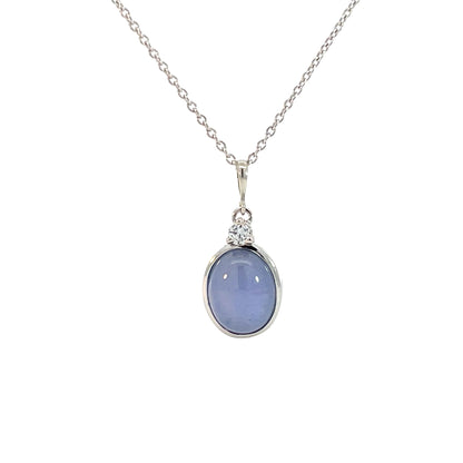 Elegant Blue Gemstone Pendant