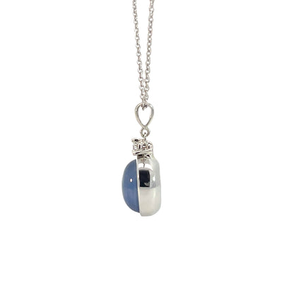 Elegant Blue Gemstone Pendant
