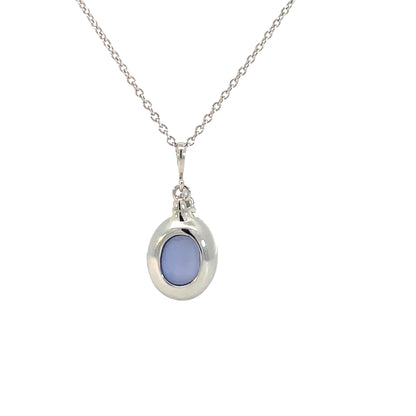 Elegant Blue Gemstone Pendant