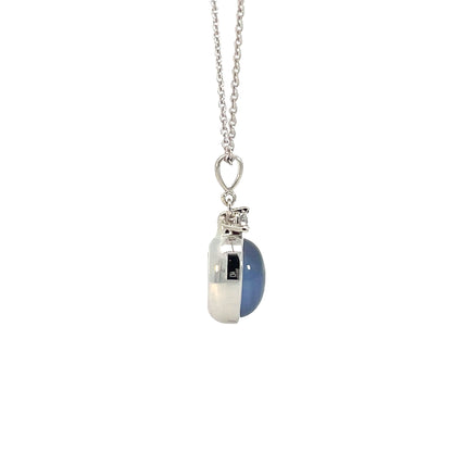 Elegant Blue Gemstone Pendant