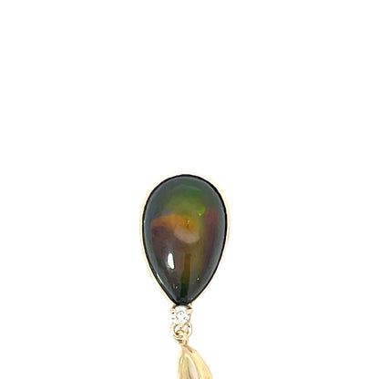 Custom Ethiopian Opal Pendant