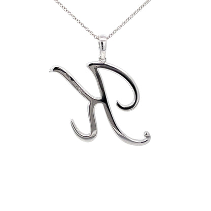 Elegant Initial K Pendant