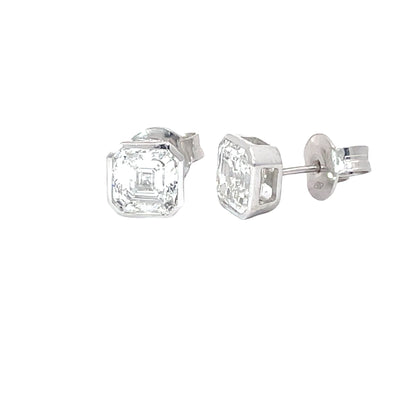 Elegant Diamond Stud Earrings