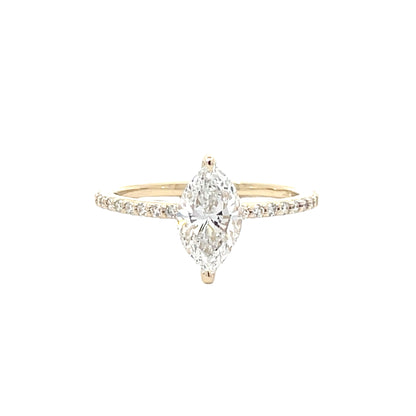 Elegant Marquise Cut Diamond Ring