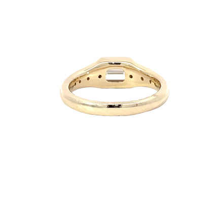 East to West Diamond Ring