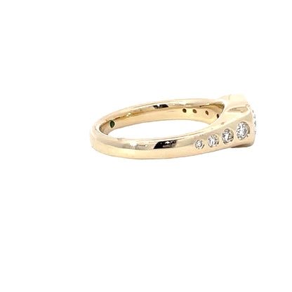 East to West Diamond Ring