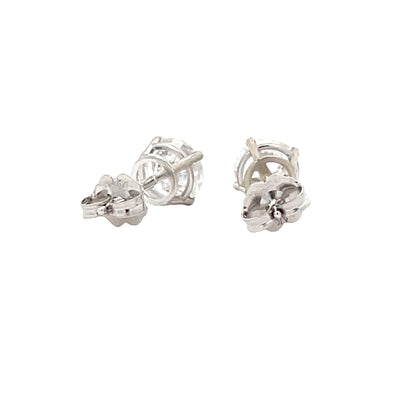 Elegant Diamond Stud Earrings