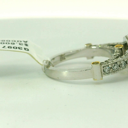 Elegant Diamond Halo Ring