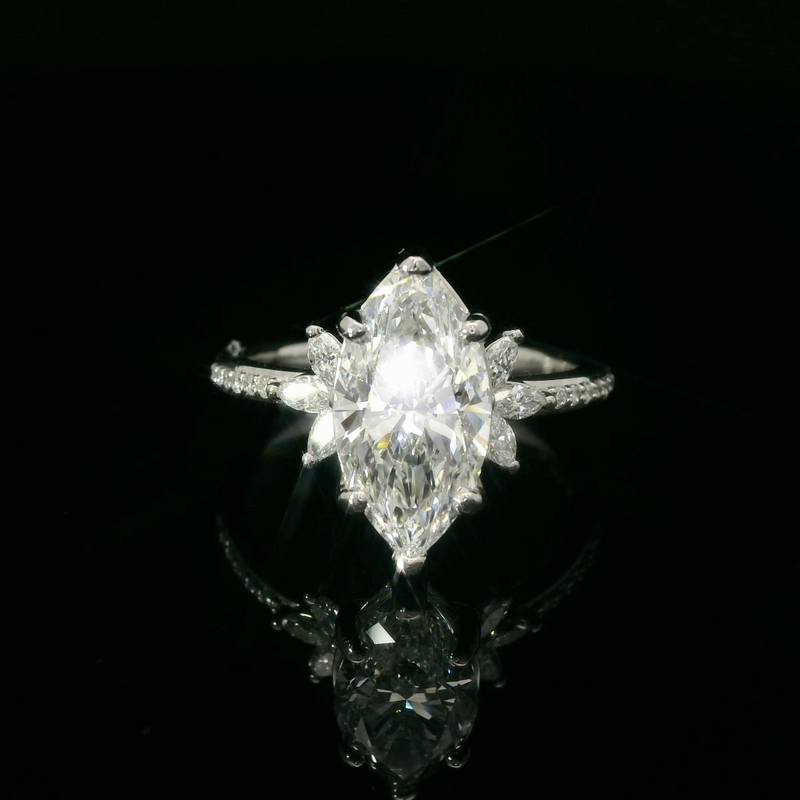 Stunning Marquise Cut Diamond Ring