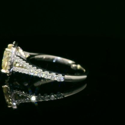 Stunning Yellow Diamond Ring