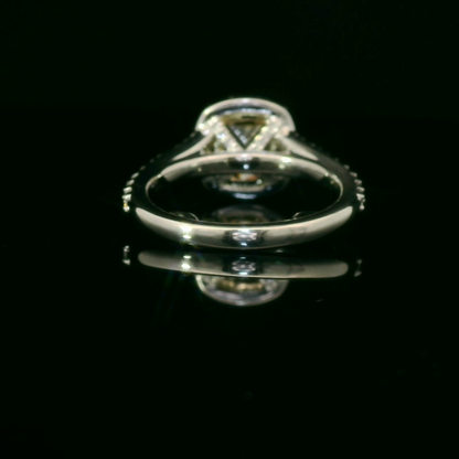 Stunning Yellow Diamond Engagement Ring