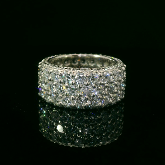 Sparkling Diamond-Encrusted Ring