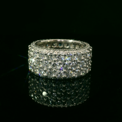 Sparkling Diamond-Encrusted Ring