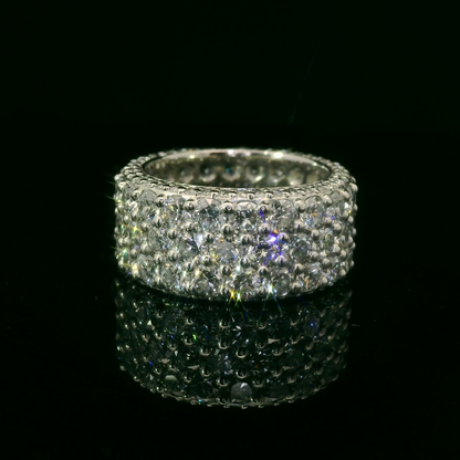 Sparkling Diamond-Encrusted Ring