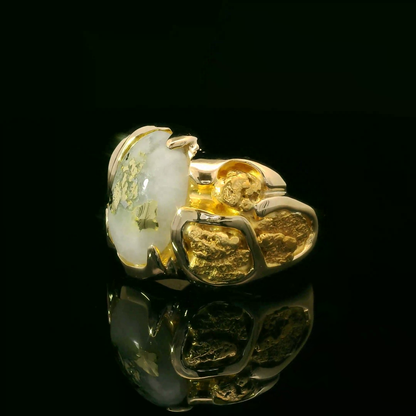 Elegant Gold and Opal Ring