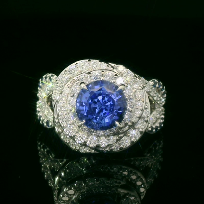 Elegant Blue Sapphire Ring