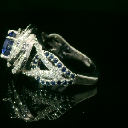 Elegant Blue Sapphire Ring