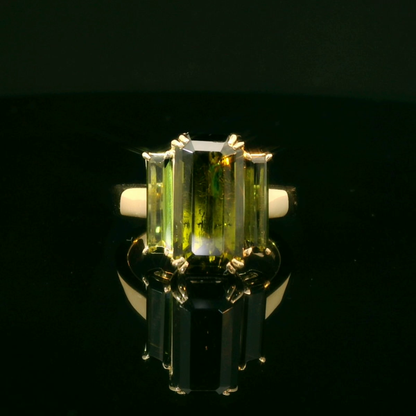 Stunning Multi-Colored Gemstone Ring