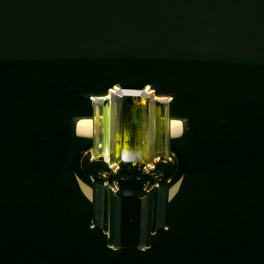 Stunning Multi-Colored Gemstone Ring