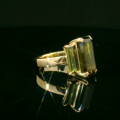 Stunning Multi-Colored Gemstone Ring