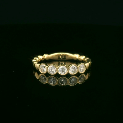 Elegant Gold Diamond Ring