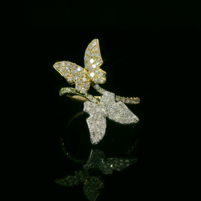 Elegant Butterfly Ring Design