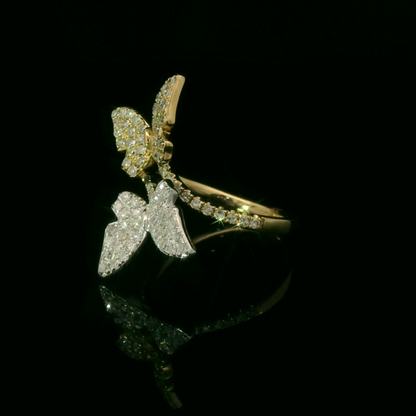 Elegant Butterfly Ring Design