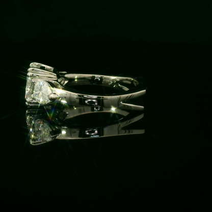 Elegant Three-Stone Diamond Ring