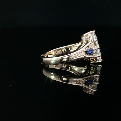 Yellow Gold Custom UltraFire™ Diamond Engagement Ring