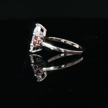 White Gold UltraFire™ Marquise Diamond Engagement Ring