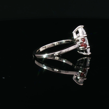 White Gold UltraFire™ Marquise Diamond Engagement Ring
