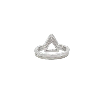 Elegant Triangle Diamond Ring