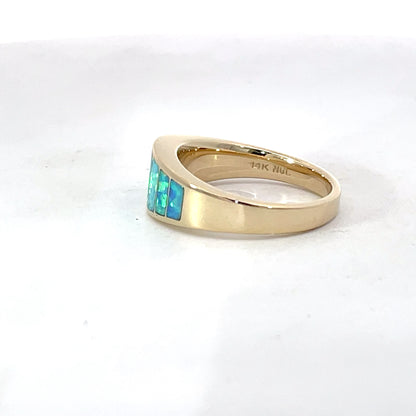 Stunning Opal Inlay Ring