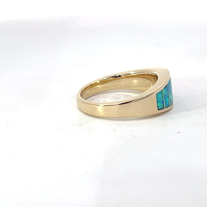 Stunning Opal Inlay Ring