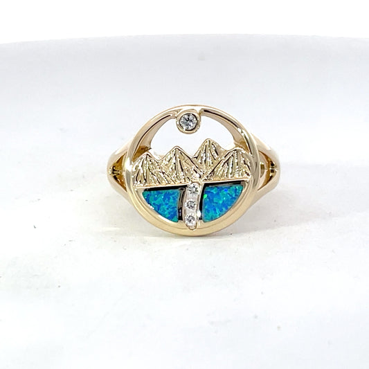 Stunning Mountain-Inspired Ring