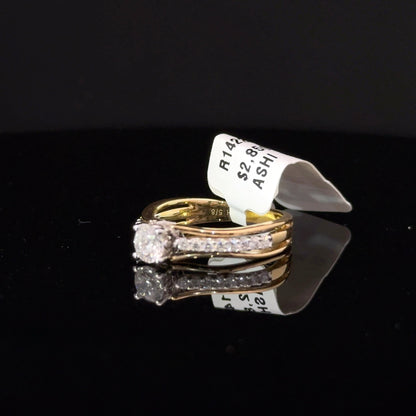 Elegant Gold and Diamond Ring