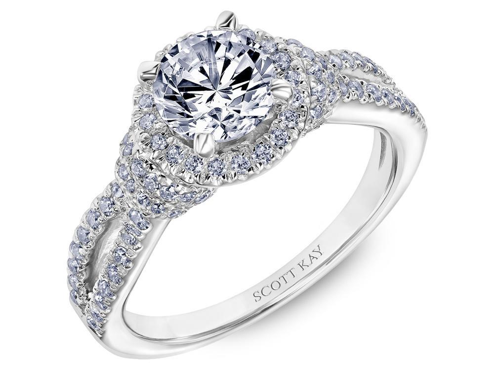 Scott Kay - SK8010 - Luminaire SCOTT KAY Engagement Ring Birmingham Jewelry