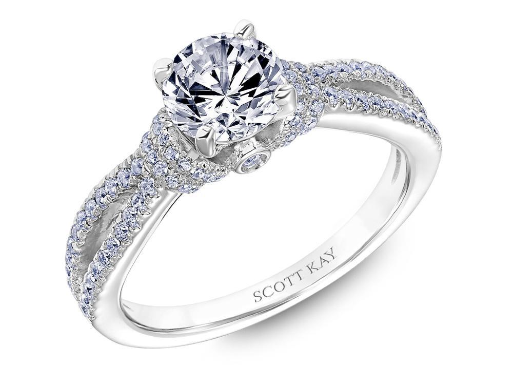 Scott Kay - SK8398 - Luminaire SCOTT KAY Engagement Ring Birmingham Jewelry