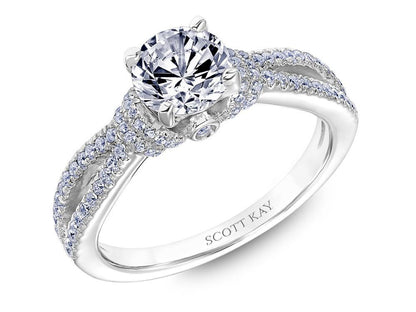 Scott Kay - SK8398 - Luminaire SCOTT KAY Engagement Ring Birmingham Jewelry