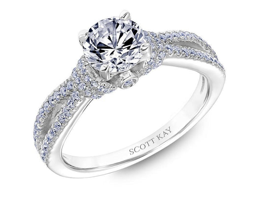 Scott Kay - SK8398 - Luminaire SCOTT KAY Engagement Ring Birmingham Jewelry
