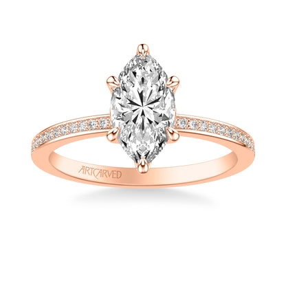 Floral Engagement Ring