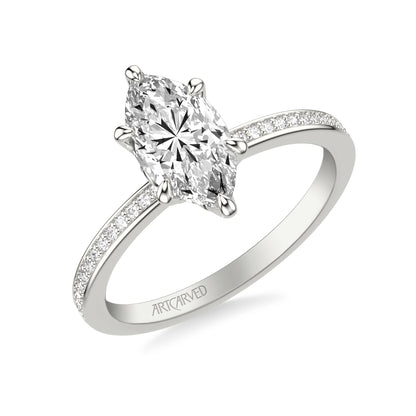 Floral Engagement Ring