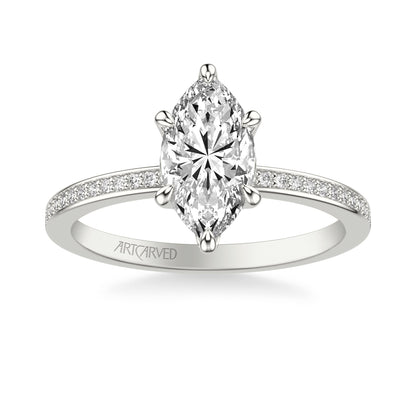 Floral Engagement Ring