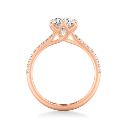 Floral Engagement Ring