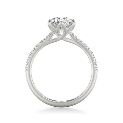 Floral Engagement Ring