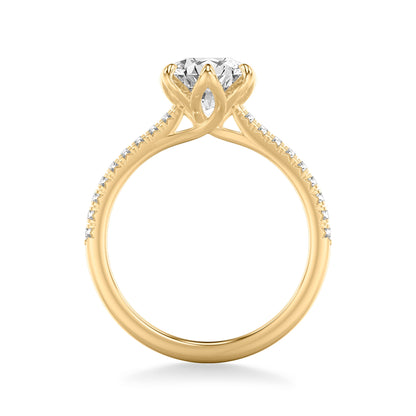 Floral Engagement Ring