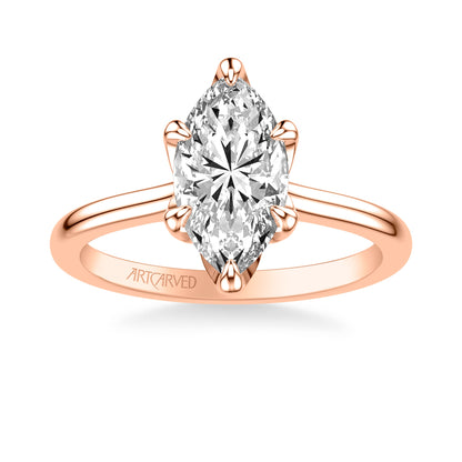 Floral Engagement Ring