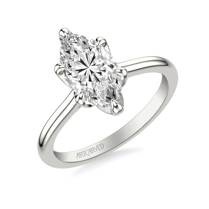 Floral Engagement Ring