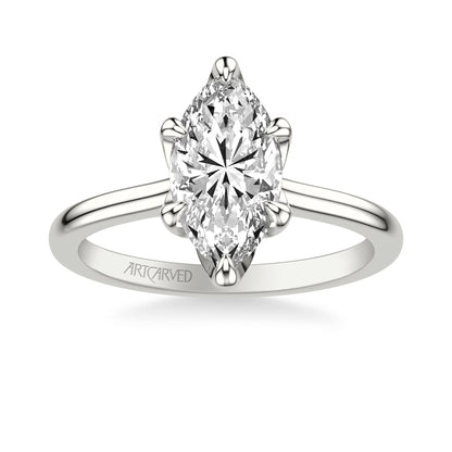 Floral Engagement Ring