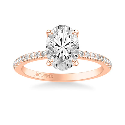 Floral Engagement Ring